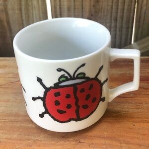Vintage Ross Havers, Inc Ladybug Motif Coffee Mug